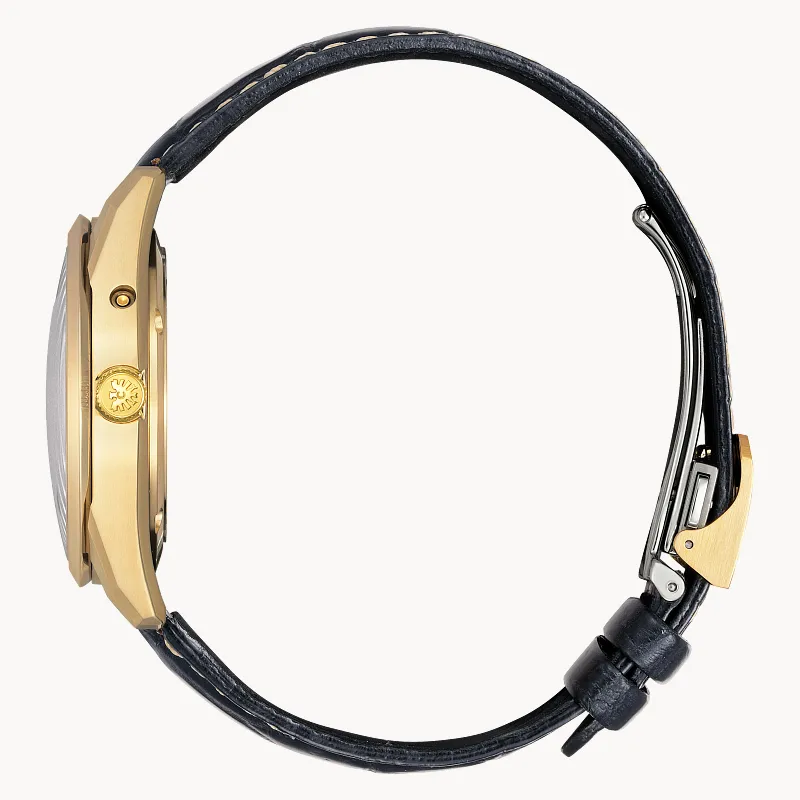 The CITIZEN Black Dial Crocodile Strap AQ4103-16E | CITIZEN The CITIZEN Black Dial Crocodile Strap AQ4103-16E | CITIZEN